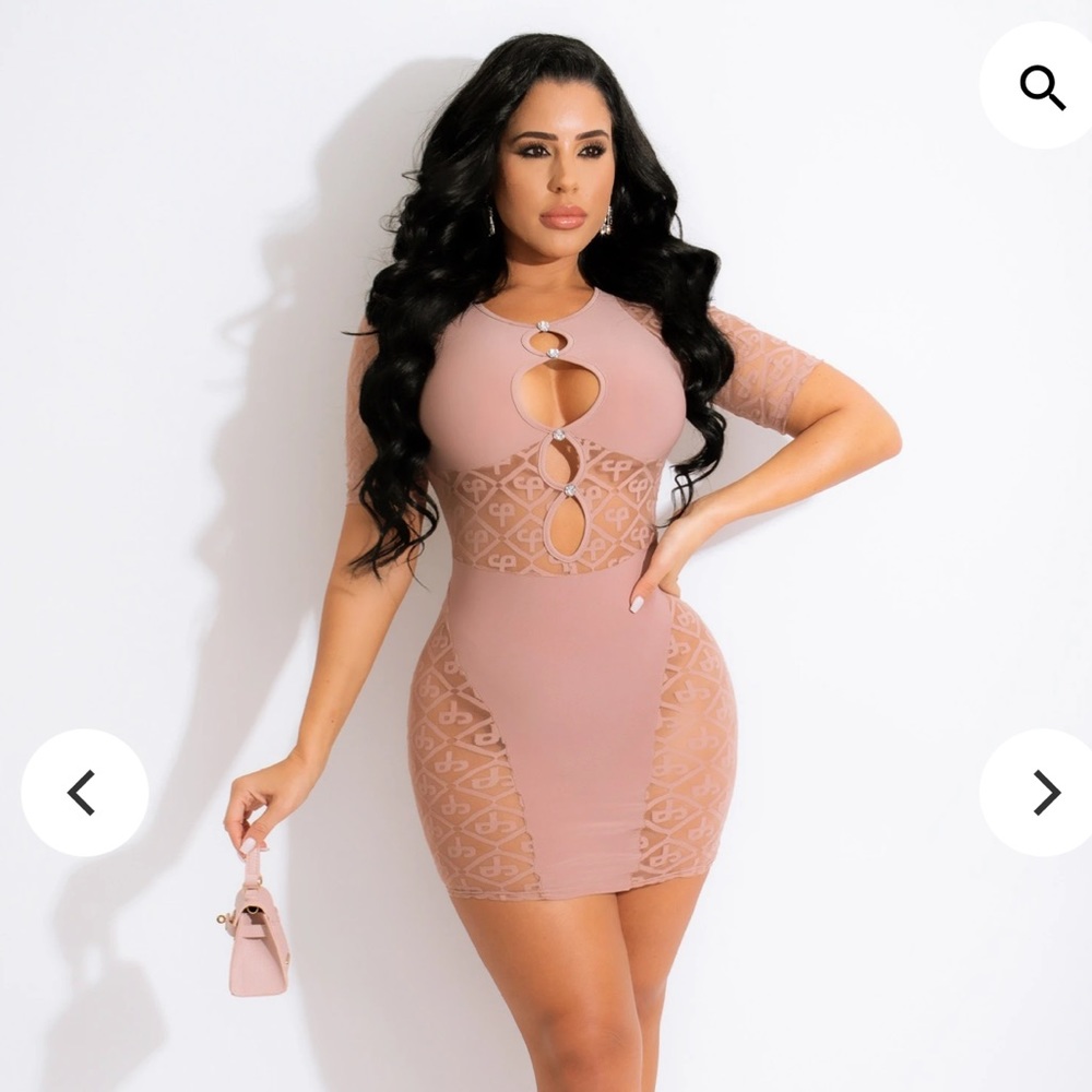 Slay my way mini dress